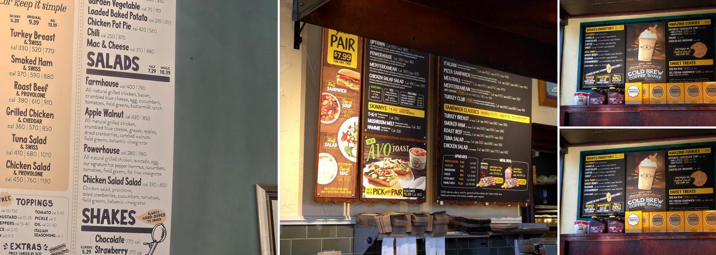 Potbelly Menu