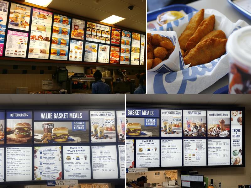Culver’s Menu
