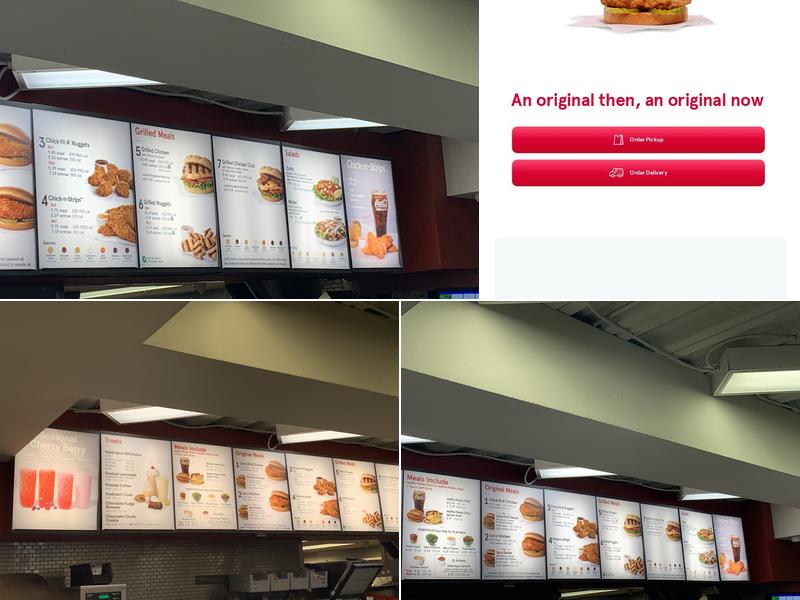Chick-fil-A Menu