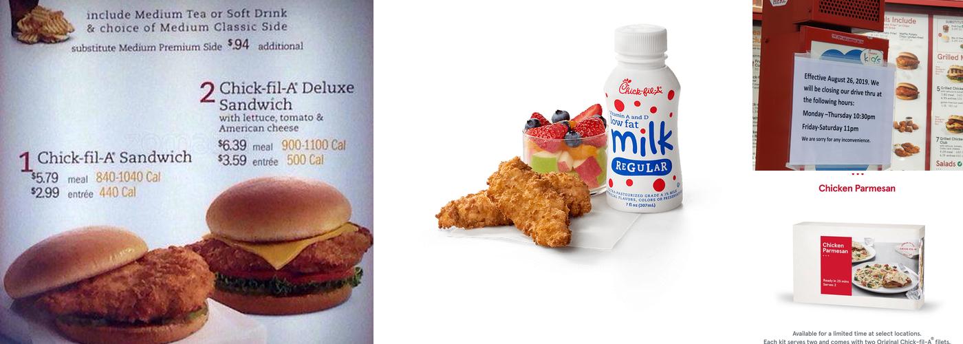 Chick-fil-A Menu