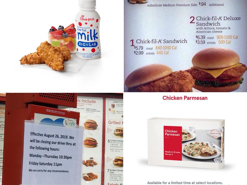 Chick-fil-A Menu