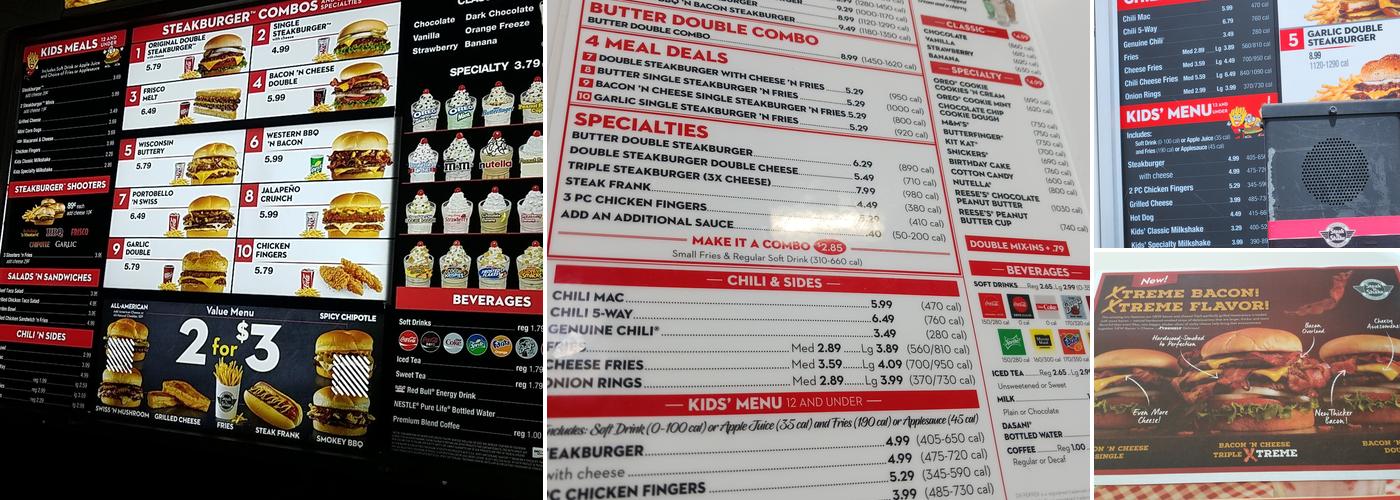 Steak 'n Shake Menu