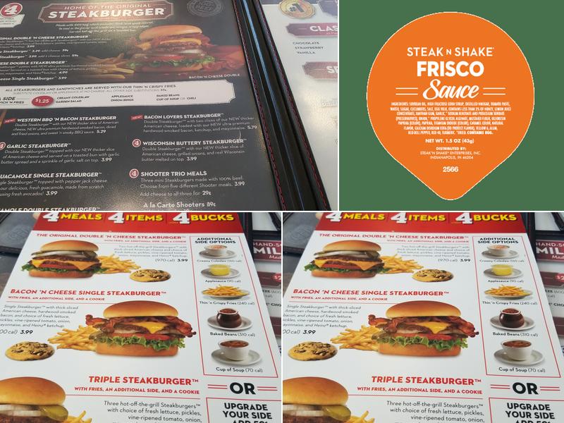 Steak 'n Shake Menu