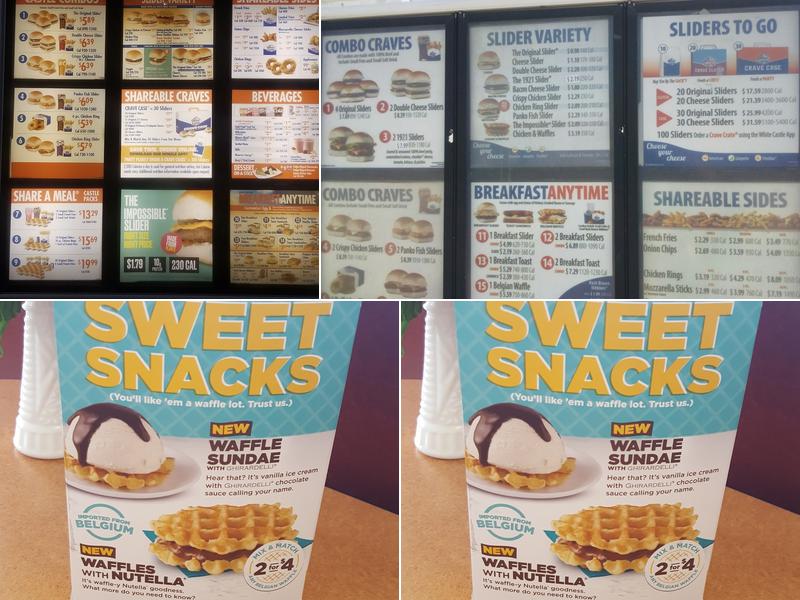 White Castle Menu