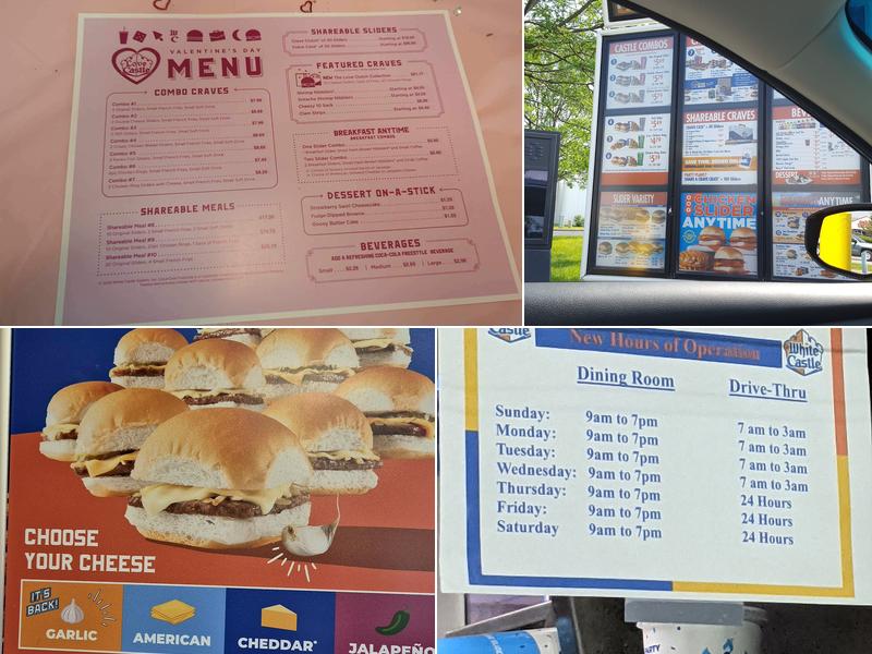 White Castle Menu