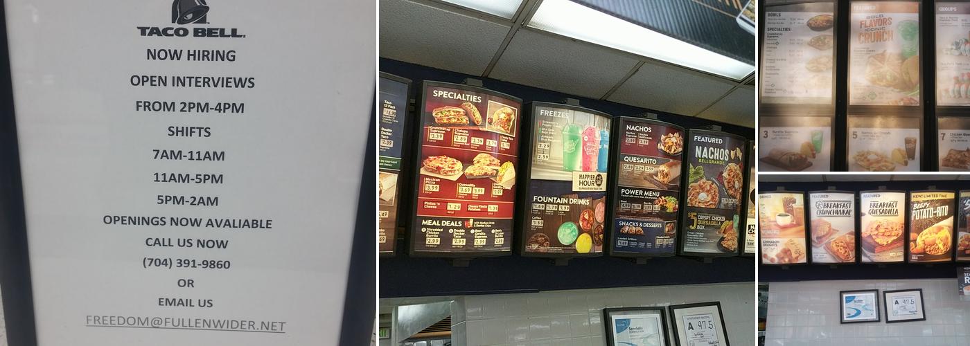 Taco Bell Menu