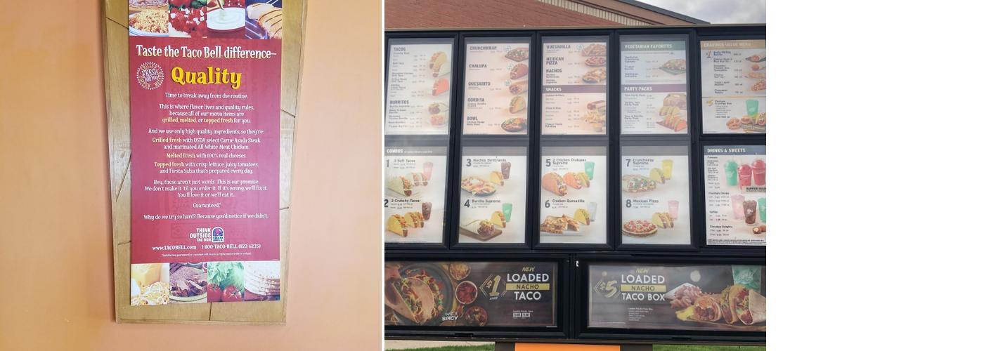Taco Bell Menu