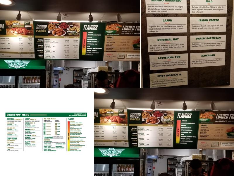 Wingstop Menu