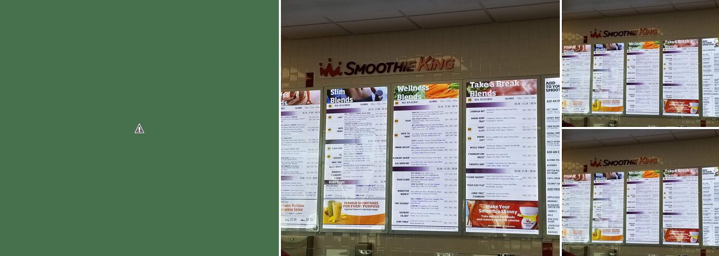 Smoothie King Menu