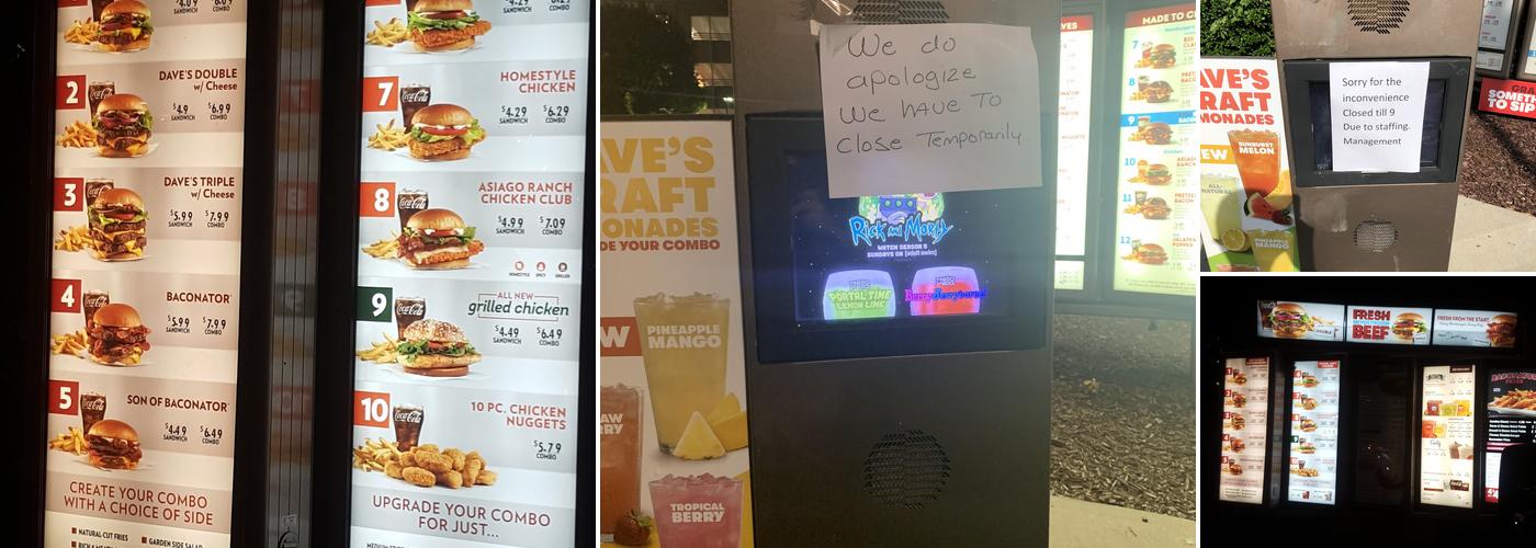 Wendy's Menu