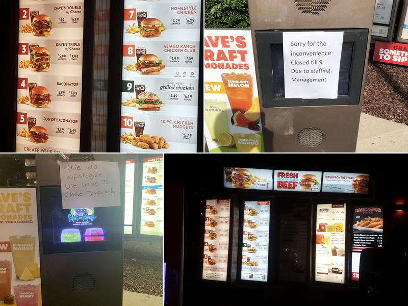 Wendy's Menu