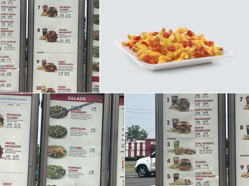 Wendy's Menu