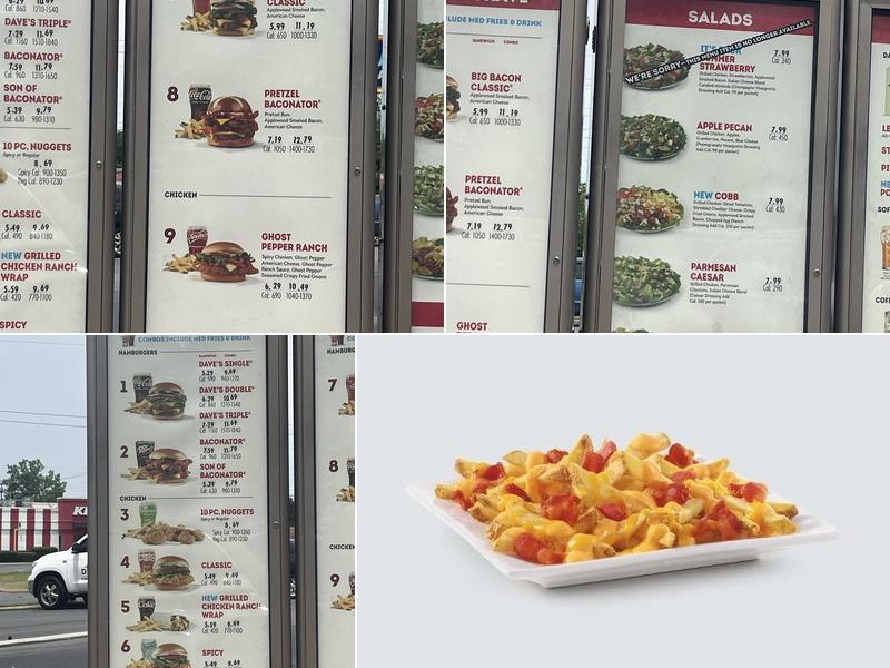 Wendy's Menu