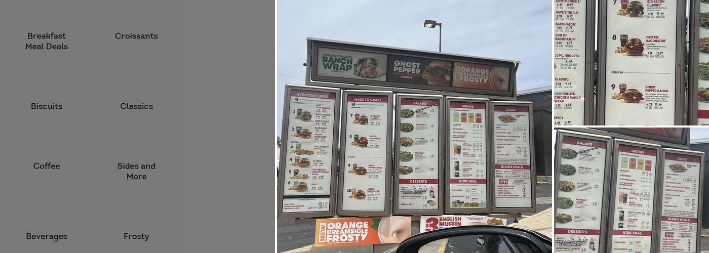 Wendy's Menu