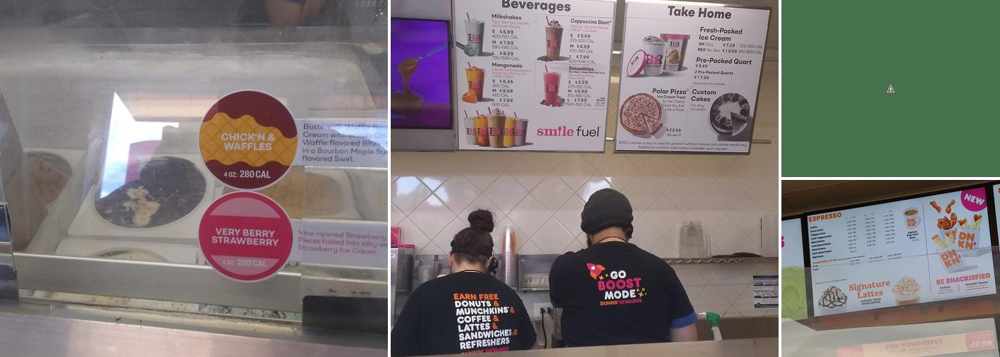 Dunkin' Menu