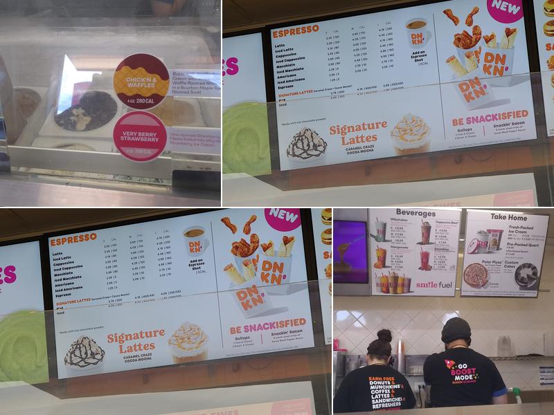 Dunkin' Menu