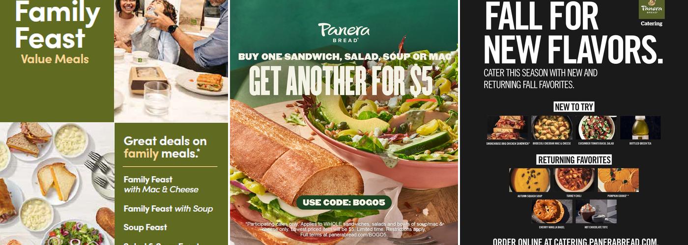 Panera Bread Menu