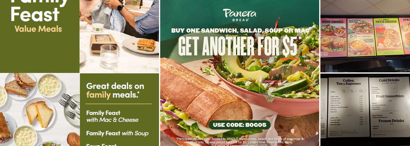 Panera Bread Menu