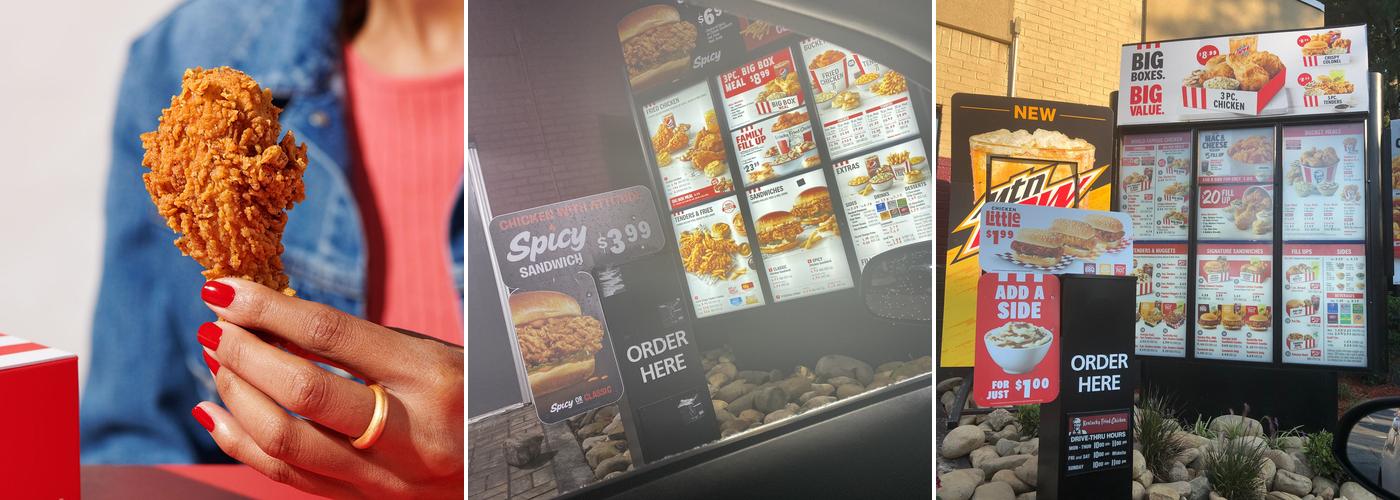 KFC Menu