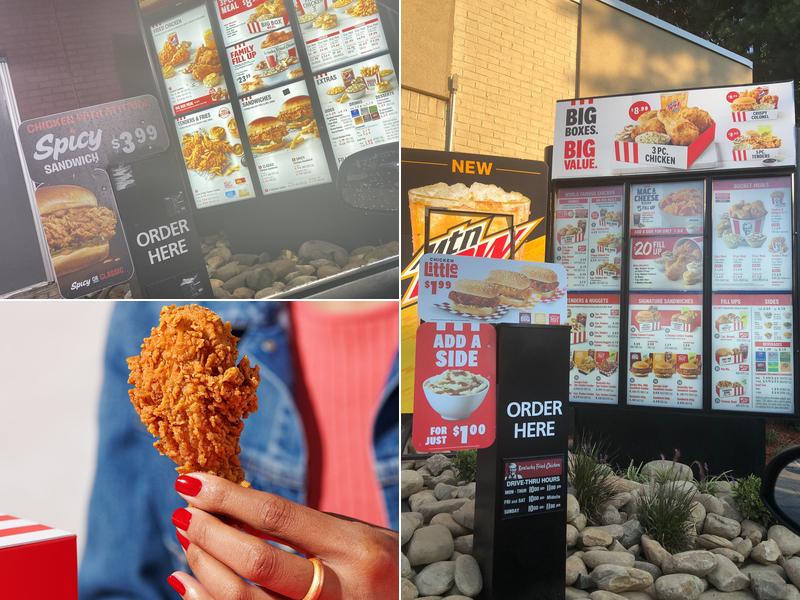 KFC Menu