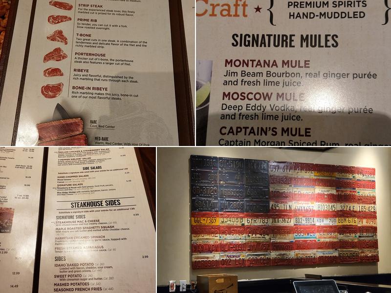 LongHorn Steakhouse Menu