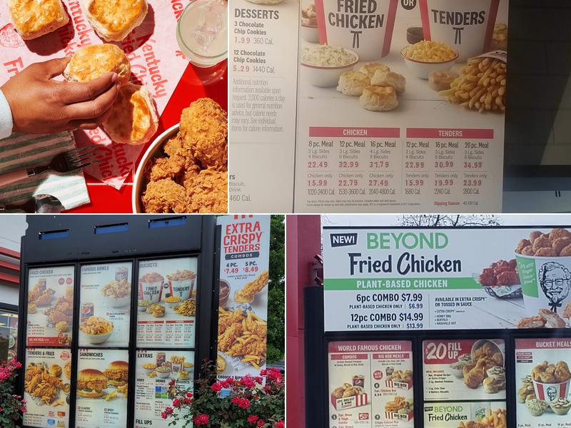 KFC Menu