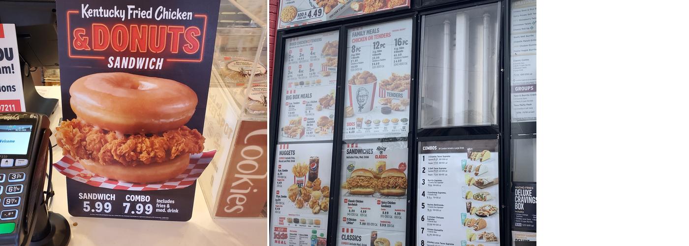 KFC Menu