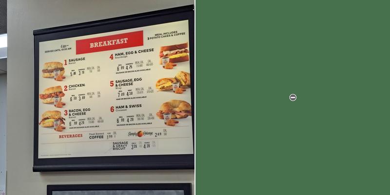 Arby's Menu