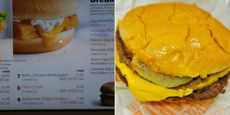 McDonald's Menu