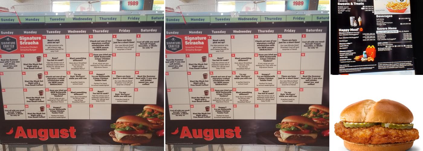 McDonald's Menu