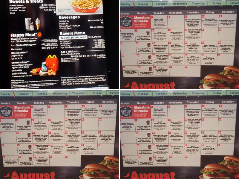 McDonald's Menu