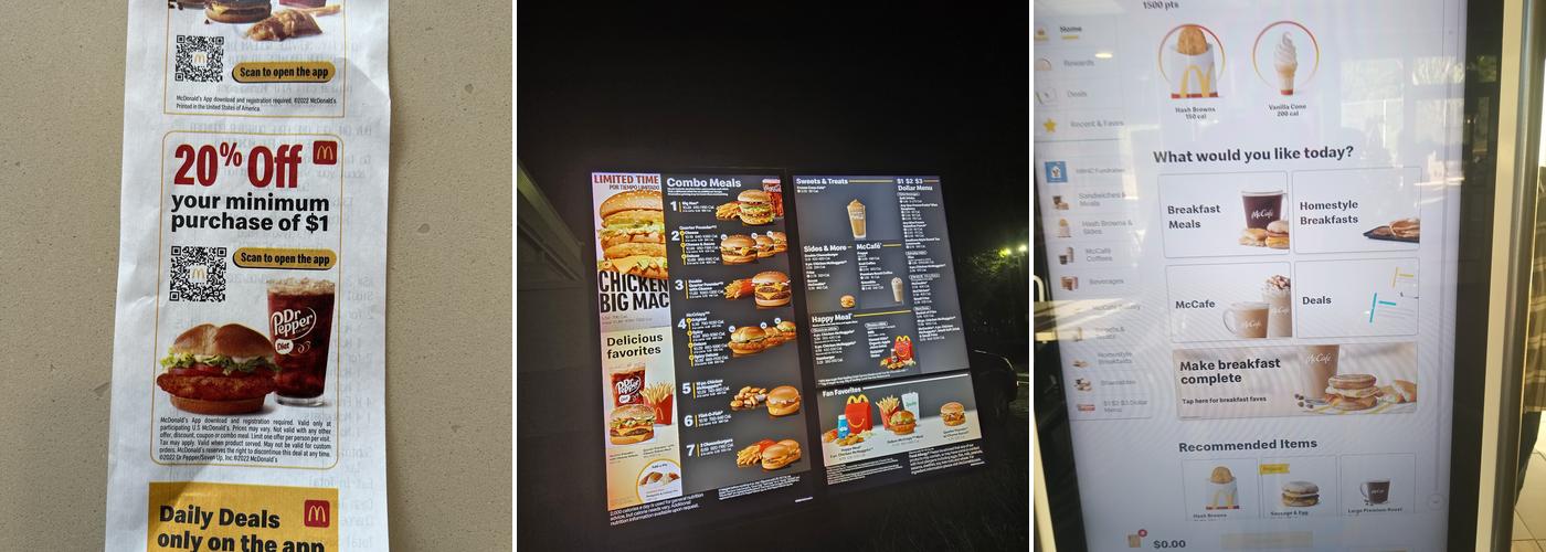 McDonald's Menu