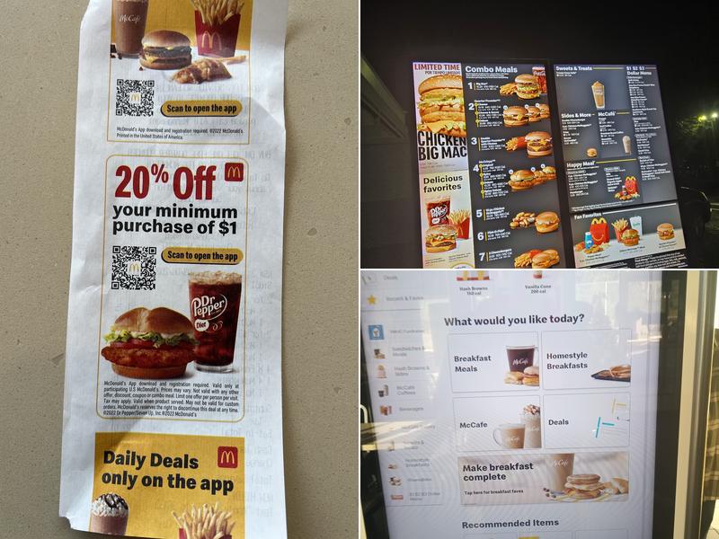 McDonald's Menu