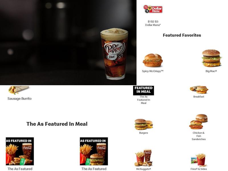 McDonald's Menu