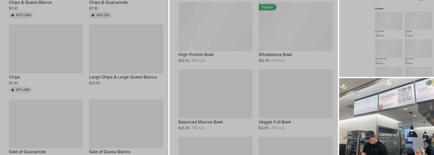 Chipotle Mexican Grill Menu