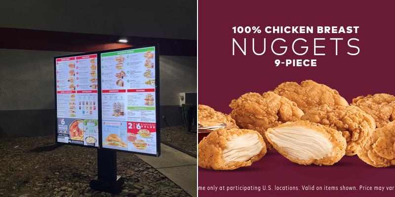 Arby's Menu
