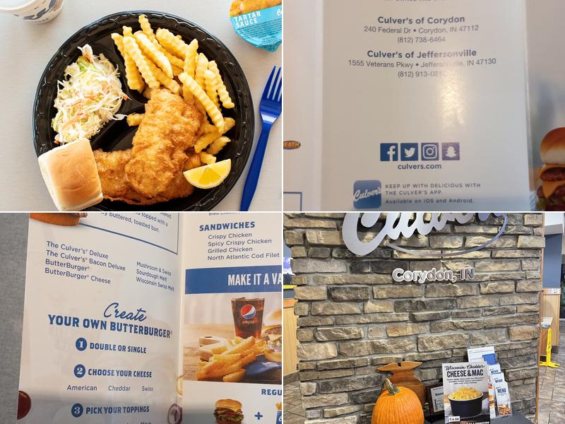 Culver’s Menu