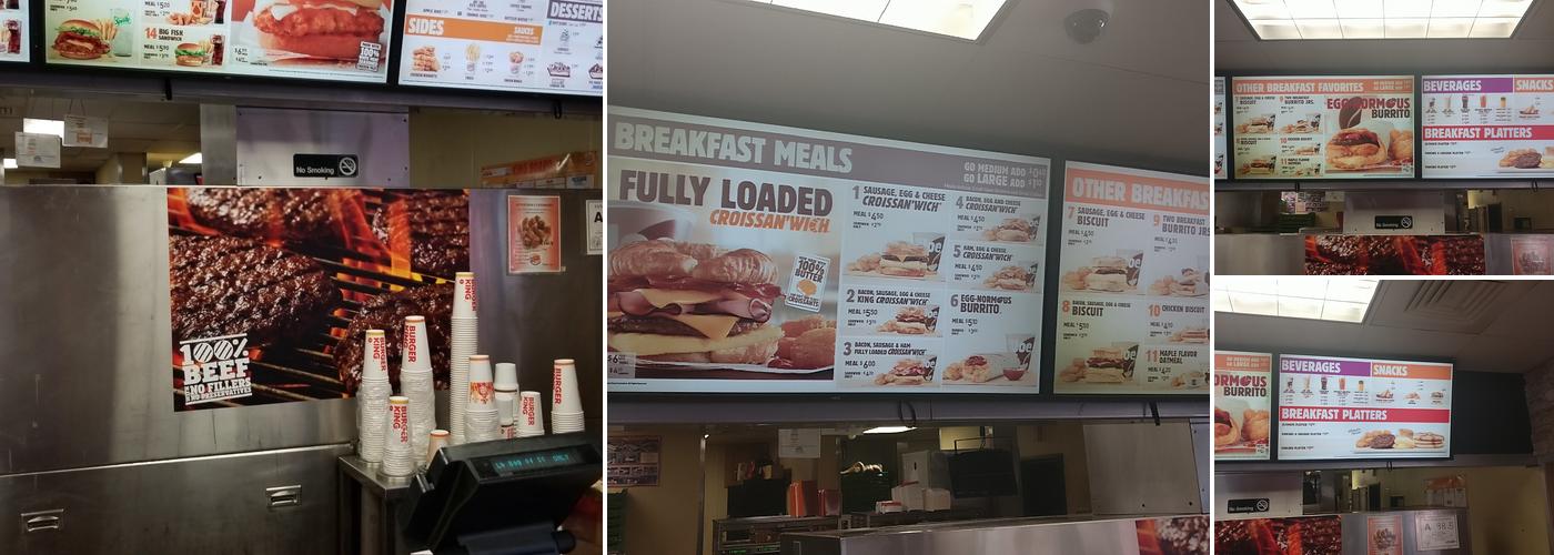 Burger King Menu