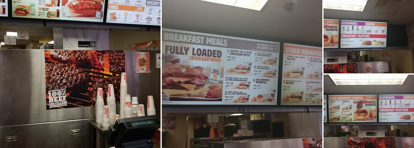 Burger King Menu