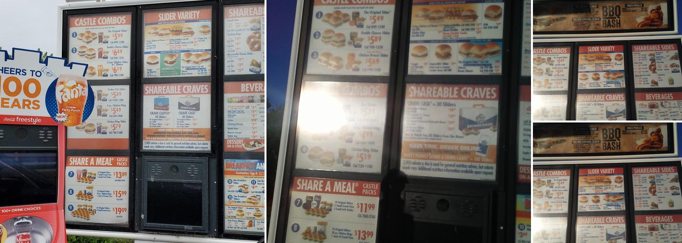 White Castle Menu