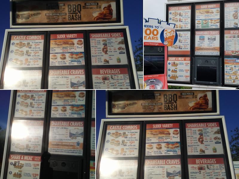 White Castle Menu