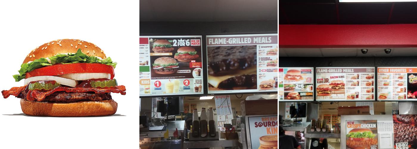 Burger King Menu