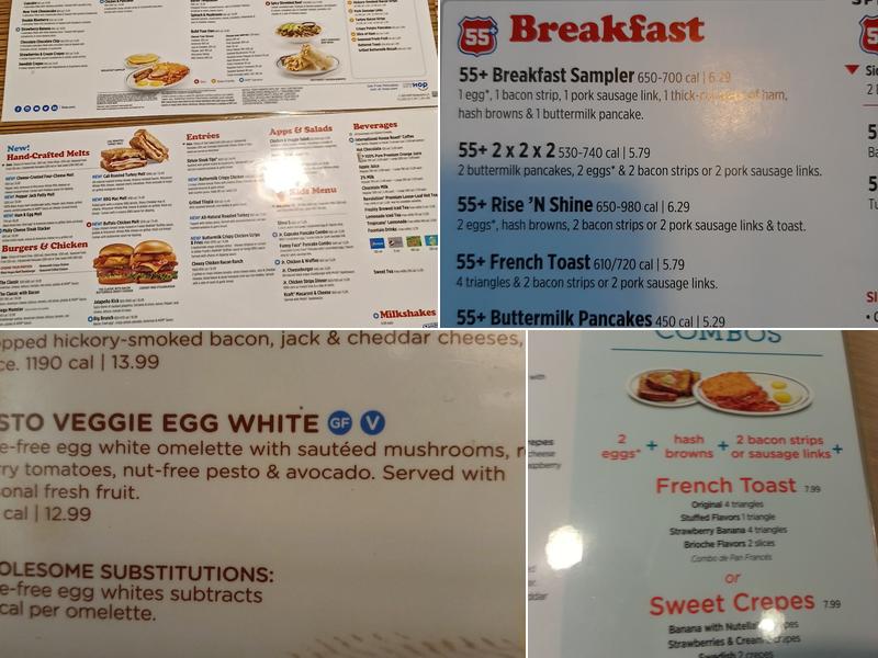 IHOP Menu