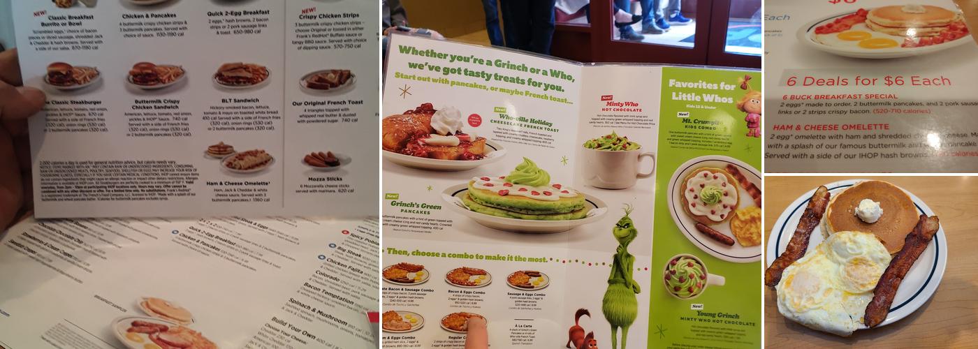 IHOP Menu