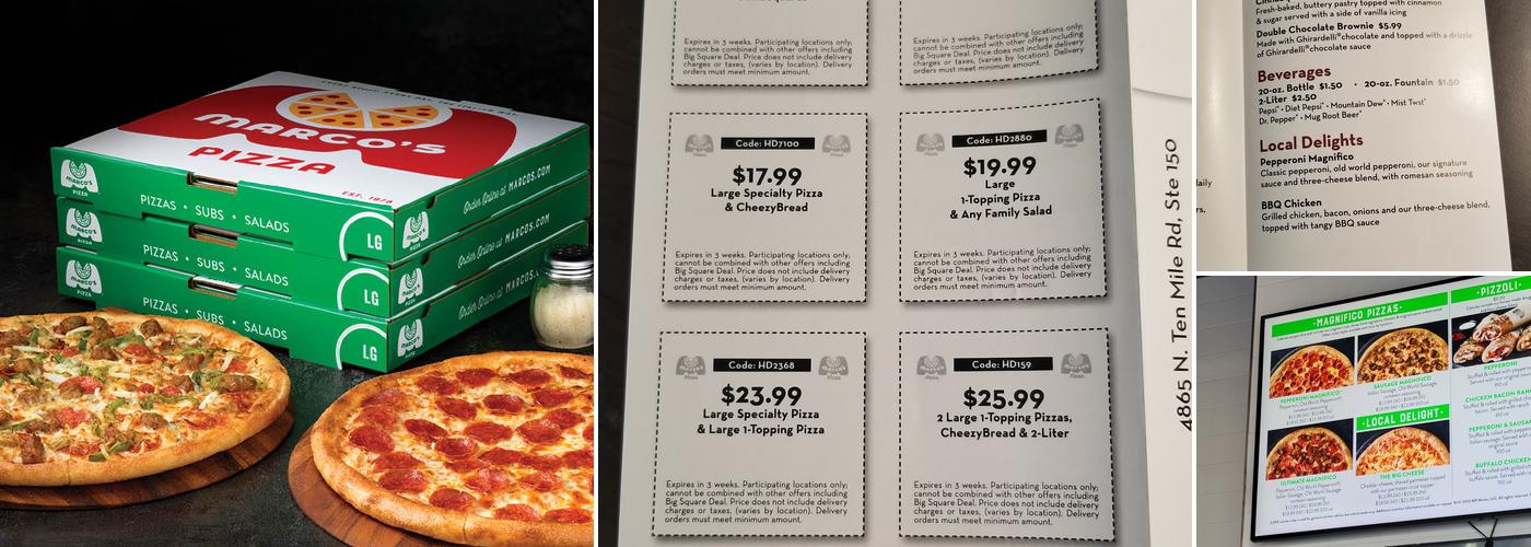 Marco's Pizza Menu