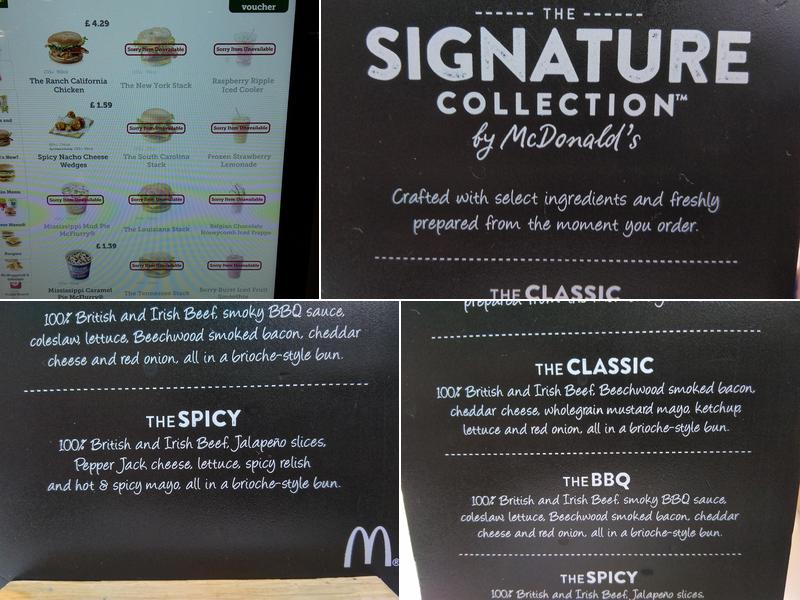 McDonald's Menu