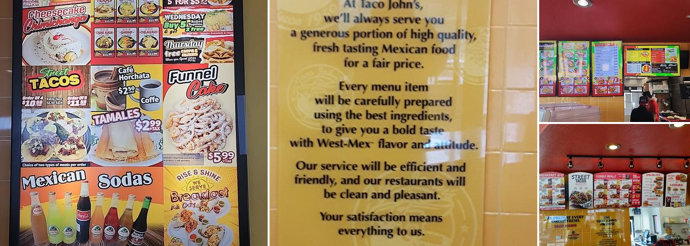 Taco John's Menu