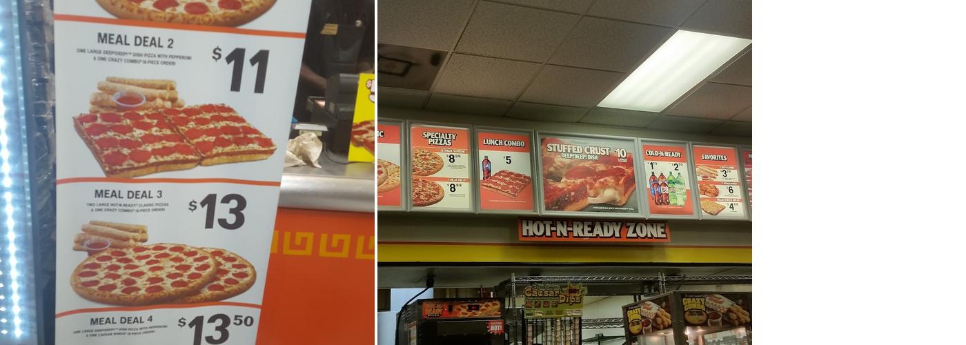 Little Caesars Pizza Menu