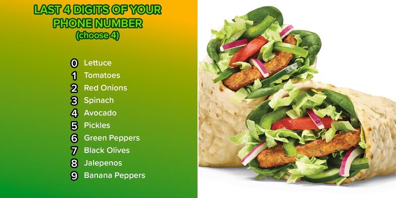 Subway Menu