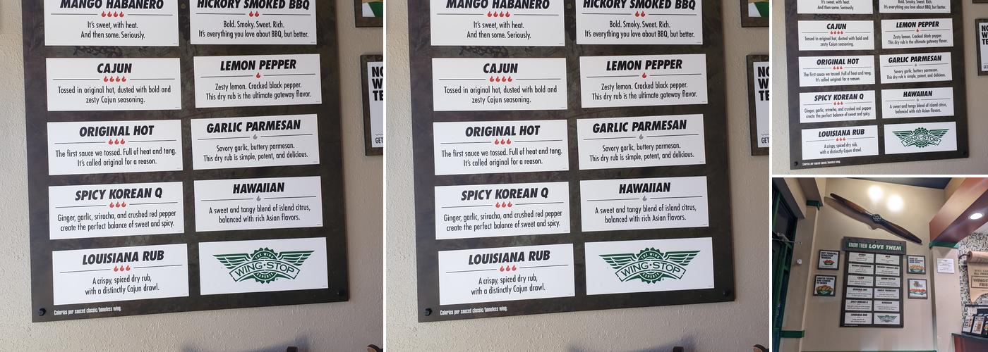 Wingstop Menu